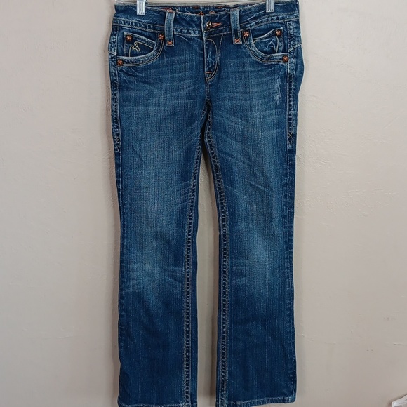 Rock Revival Chrissie Boot Cut Medium Wash Jeans Size 29 - Picture 9 of 9